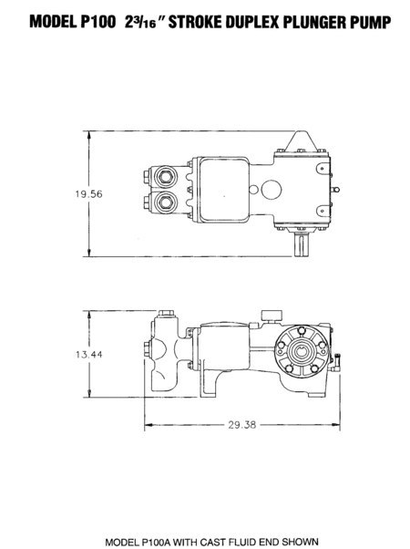 Wheatley P100 (11D-2) Duplex Plunger Pump